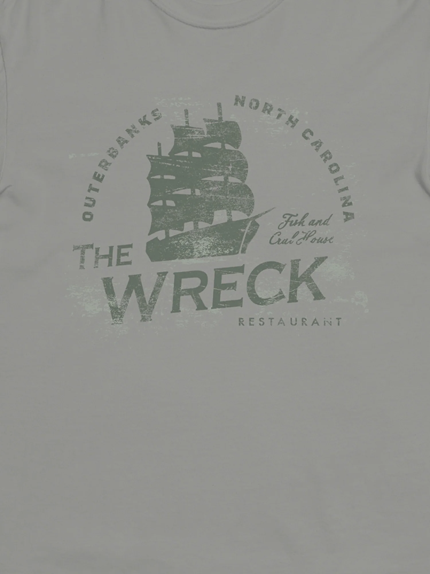 Outer Banks Men’s The Wreck T-Shirt [Grey] - Image 2