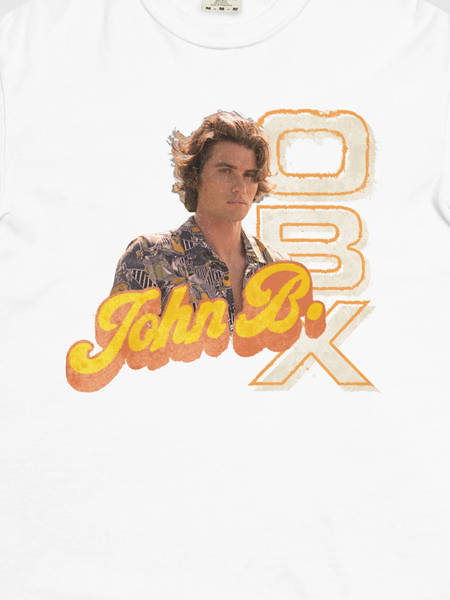 Outer Banks x JohnB Men’s Garment-Dyed Heavyweight T-Shirt [White] - Image 2