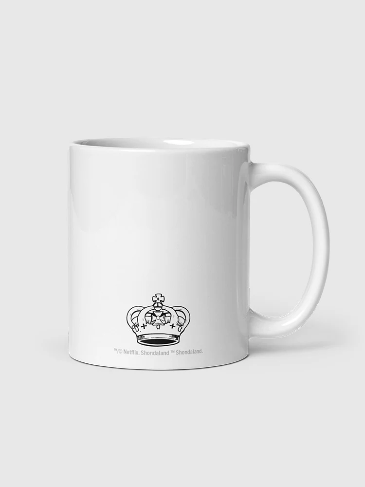 Bridgerton Queen Charlotte Sorrows, Sorrows, Prayers Mug - Image 2