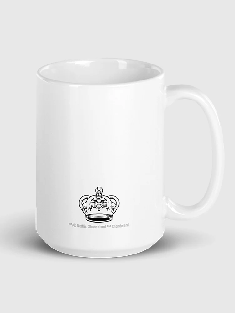 Bridgerton Queen Charlotte Sorrows, Sorrows, Prayers Mug - Image 4