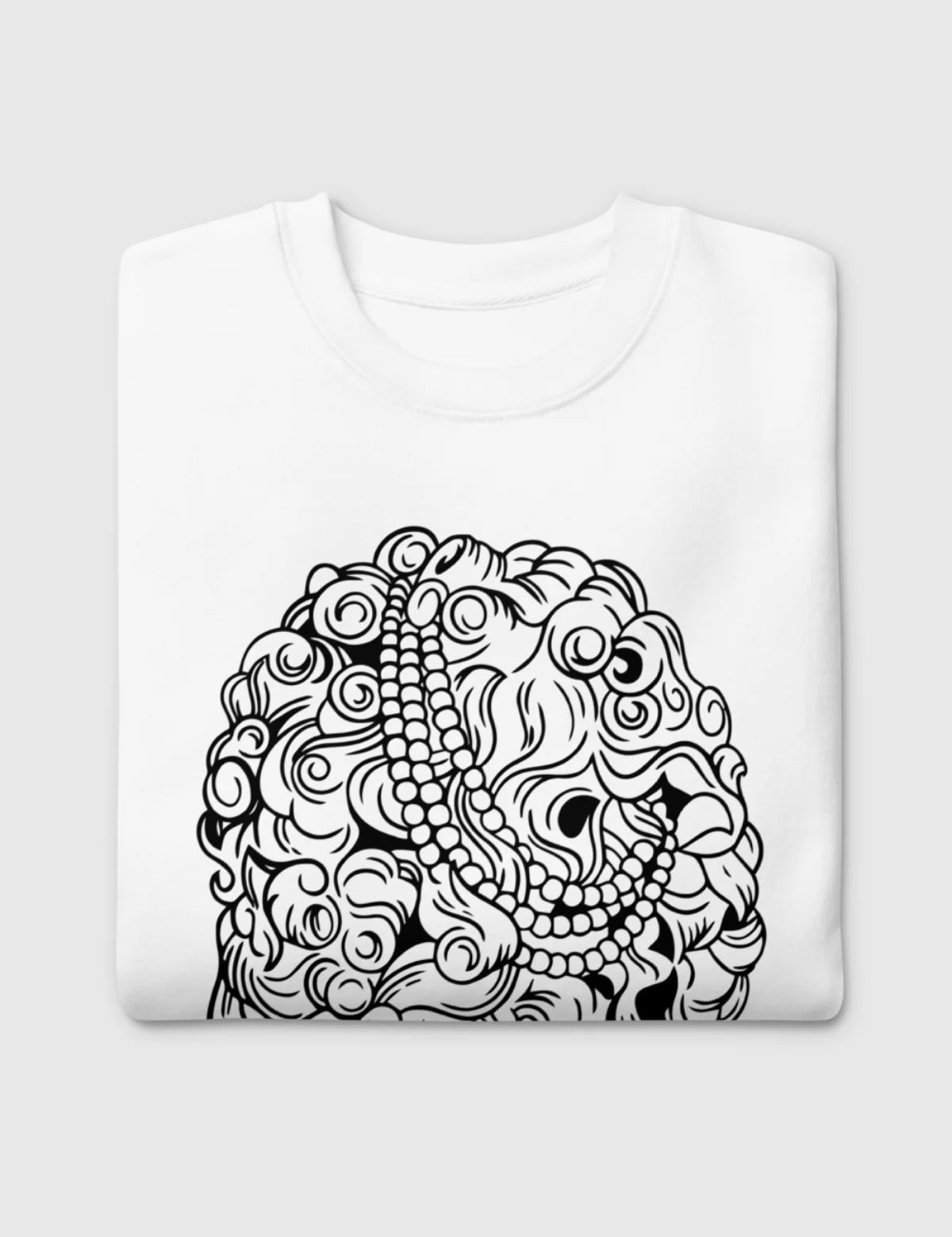 Queen Charlotte 'Sorrows Sorrows Prayers' Unisex Premium Sweatshirt [White] - Image 2