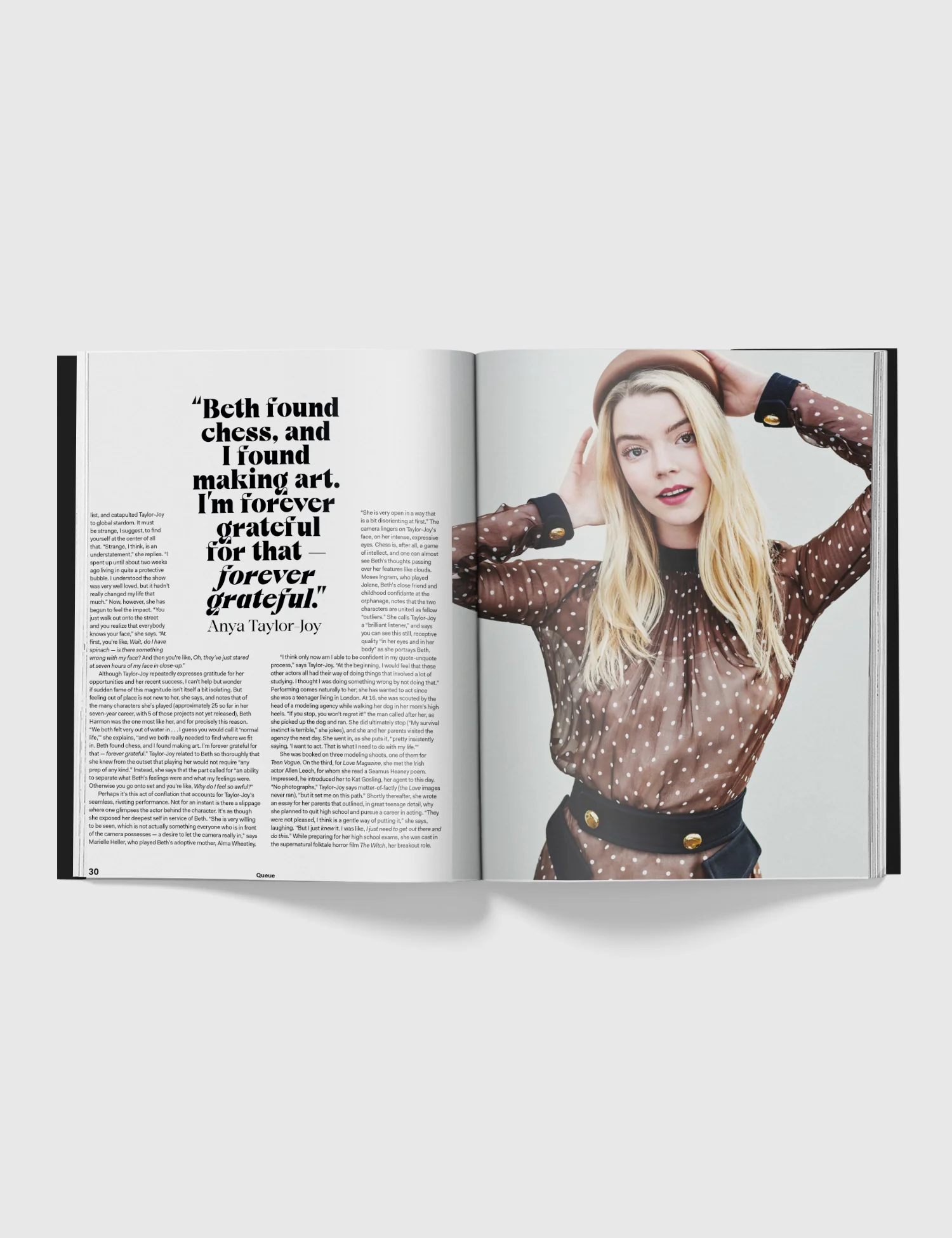Queue Issue Four - Anya Taylor-Joy - Image 4