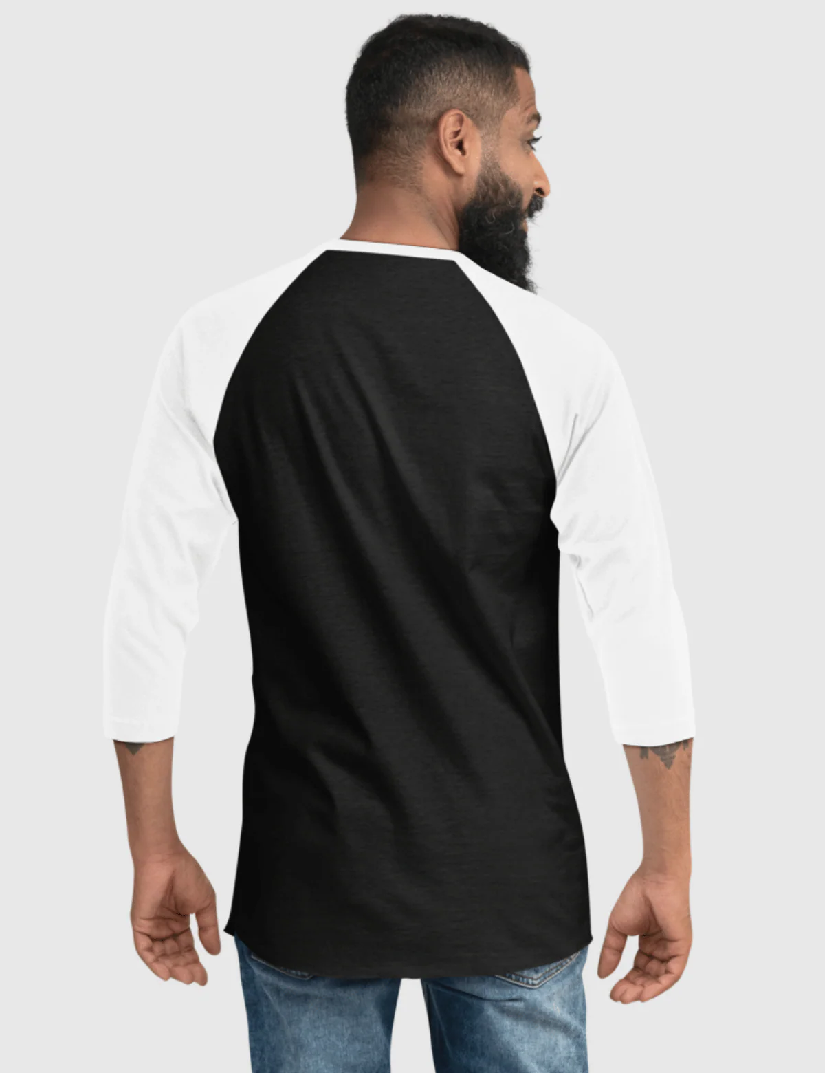 Rebel Moon Jimmy Raglan Shirt [Black/White] - Image 3