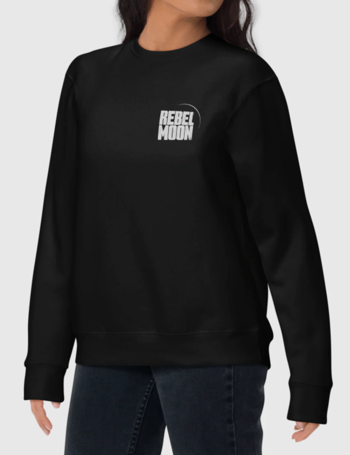 Rebel Moon Jimmy Unisex Premium Sweatshirt [Black] - Image 6