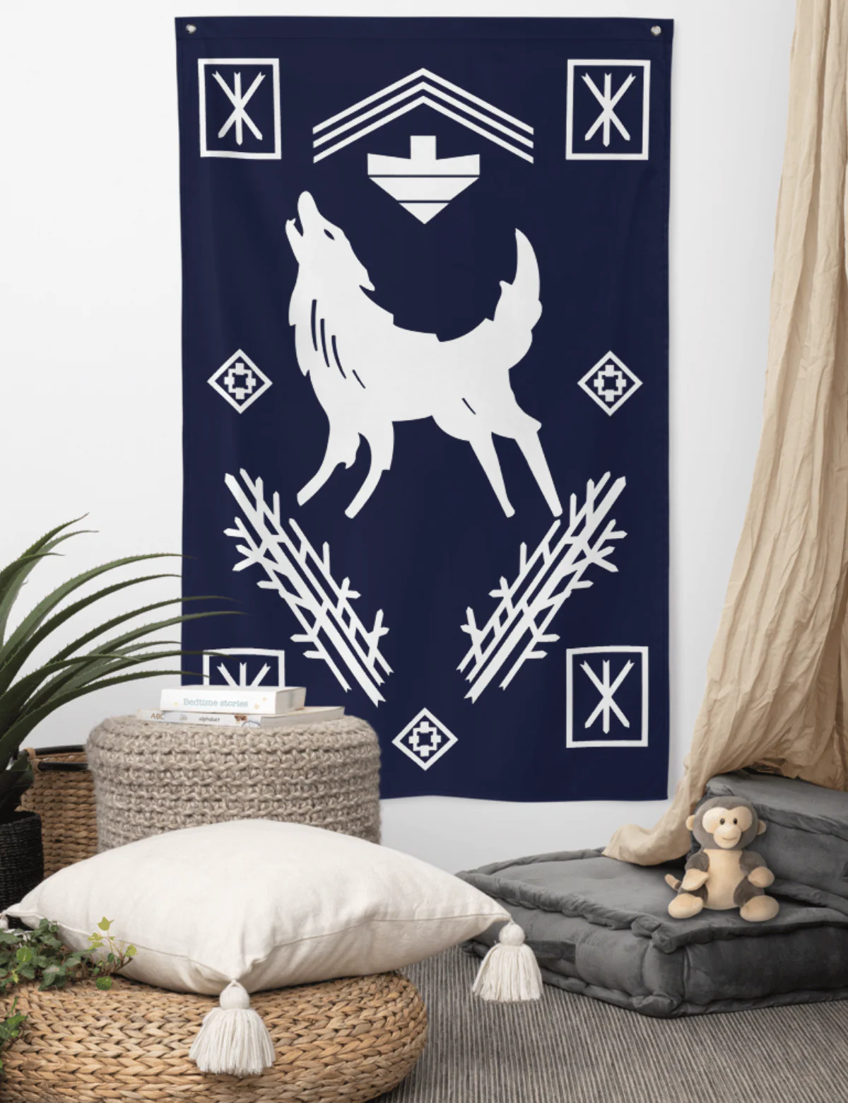 Rebel Moon Kora Flag [Navy] - Image 4