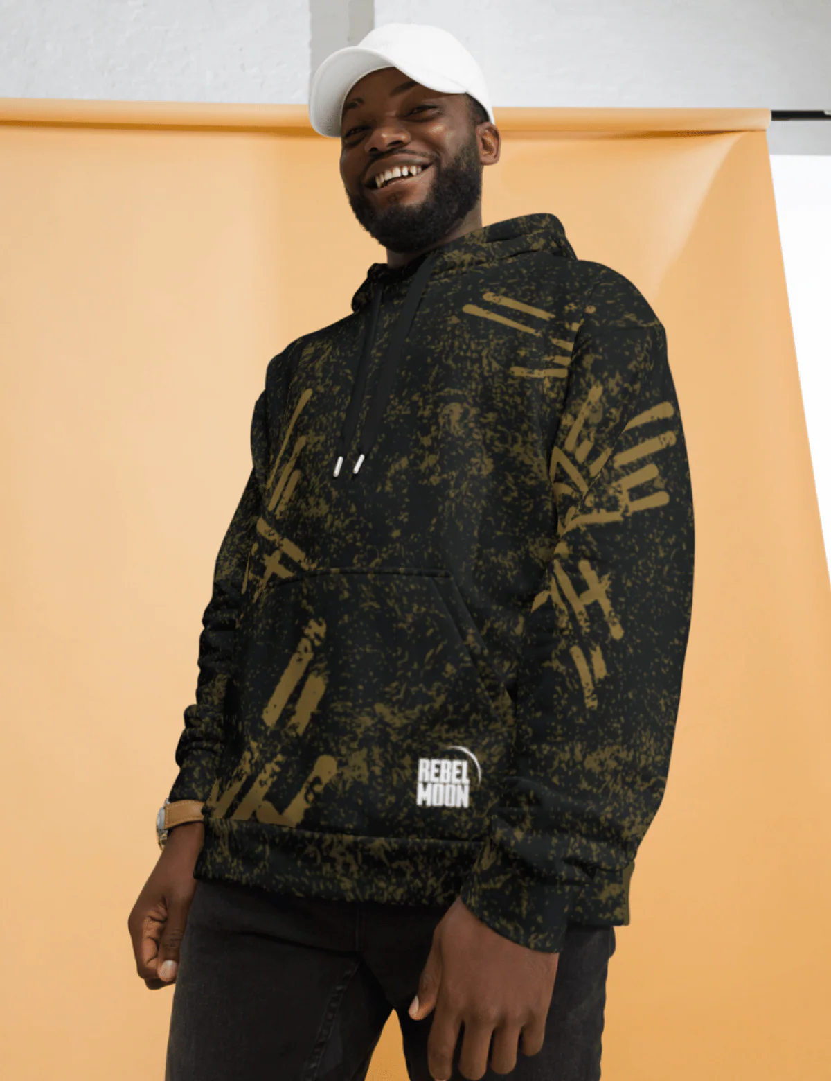 Rebel Moon Logo Unisex Hoodie [Black] - Image 2