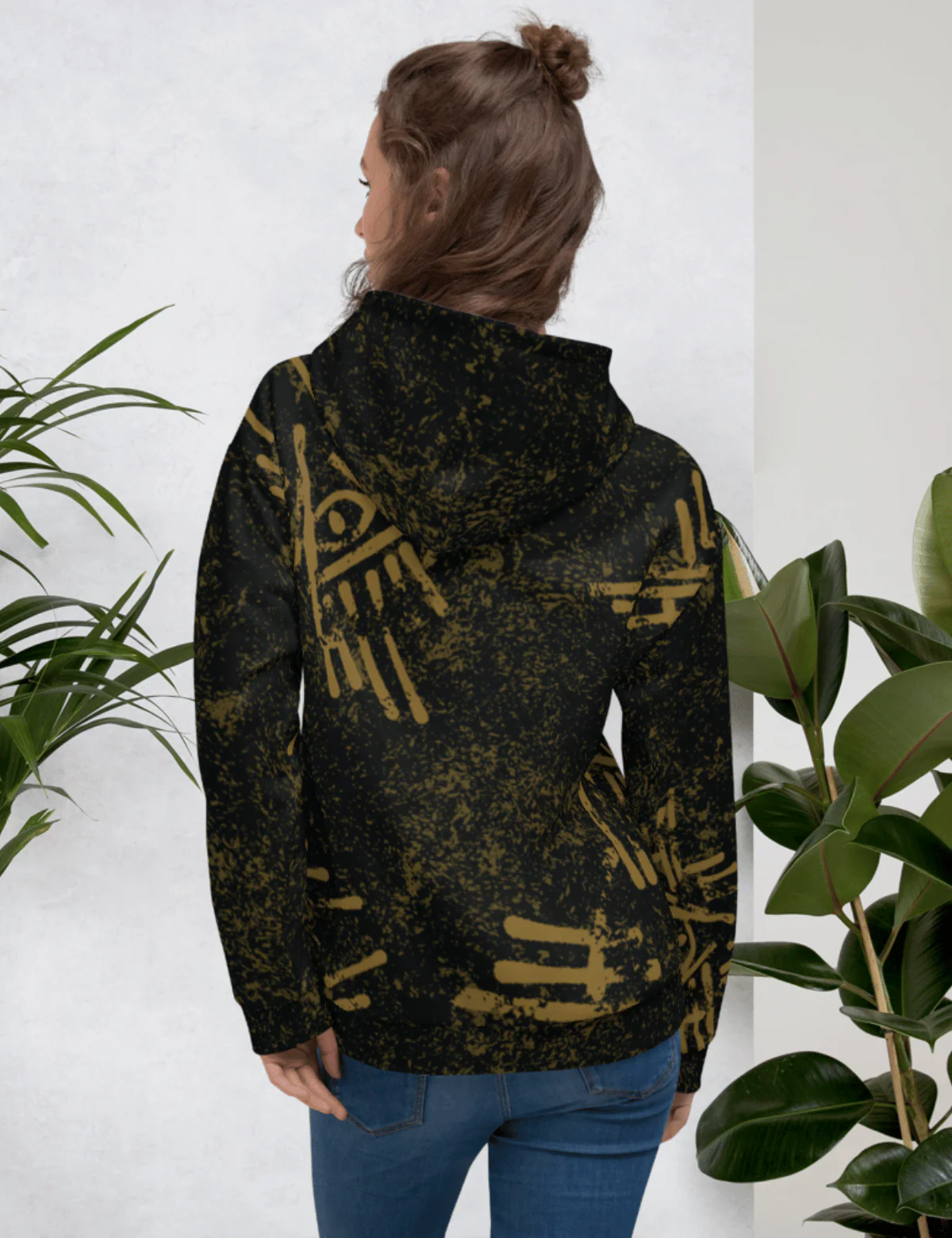 Rebel Moon Logo Unisex Hoodie [Black] - Image 4