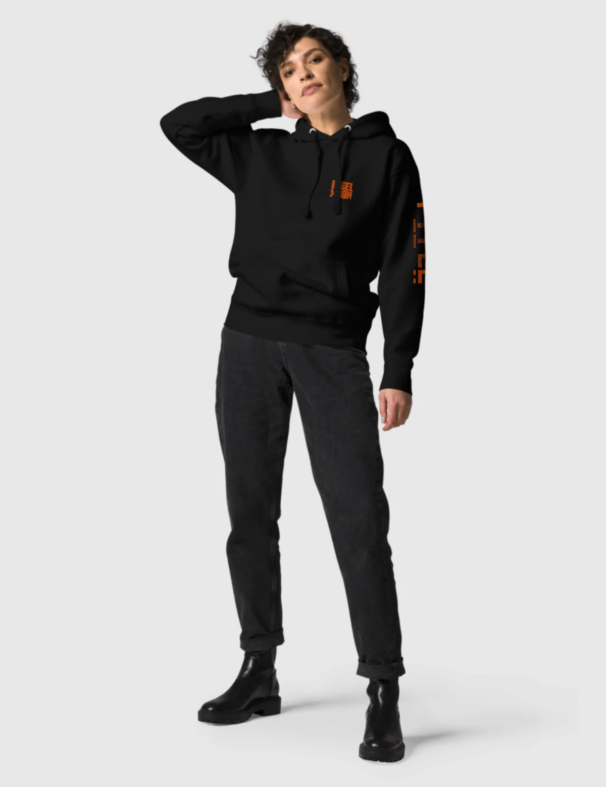 Rebel Moon Logo Unisex Hoodie [Black] - Image 3