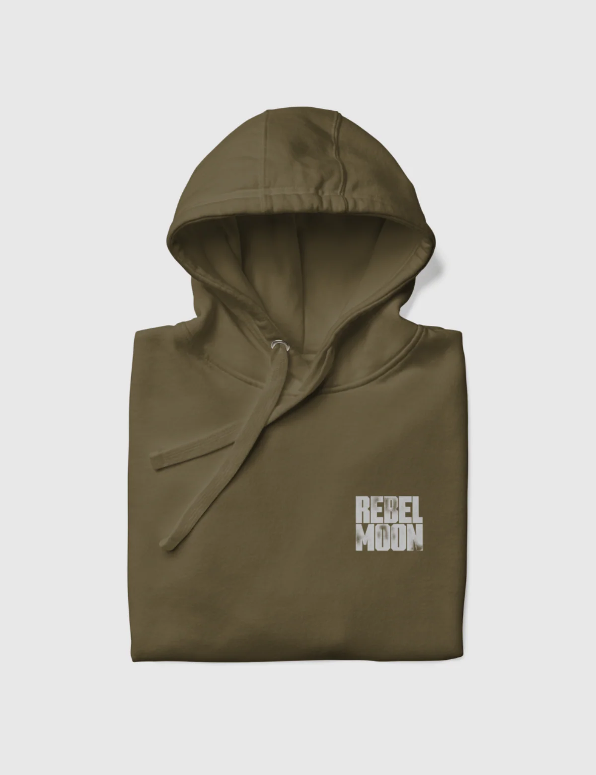 Rebel Moon Logo Unisex Hoodie [Military Green] - Image 5