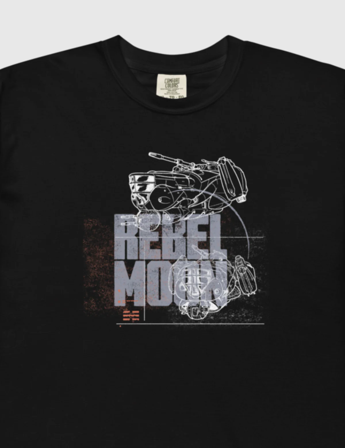 Rebel Moon Logo Unisex T-Shirt [Black] - Image 2