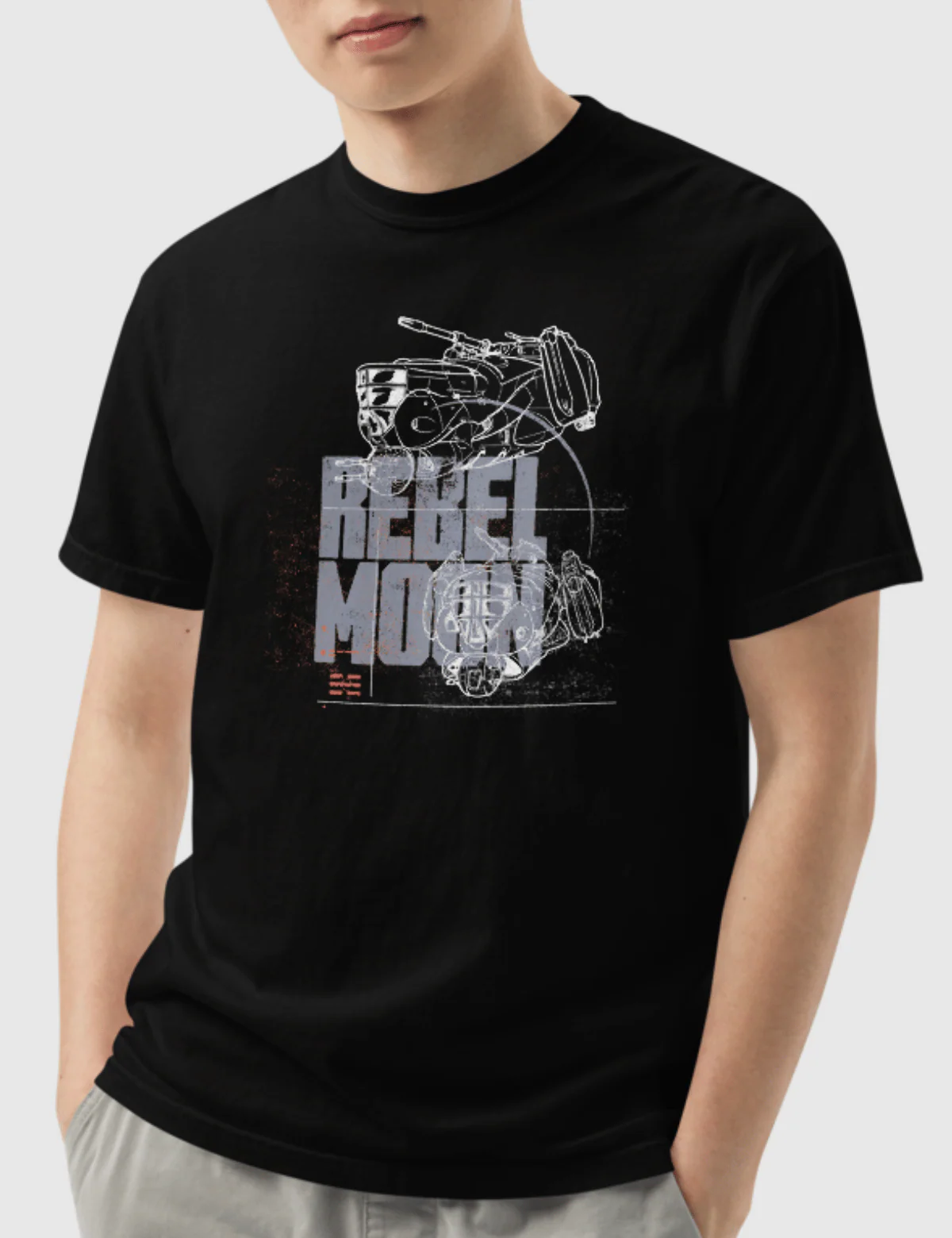 Rebel Moon Logo Unisex T-Shirt [Black] - Image 3