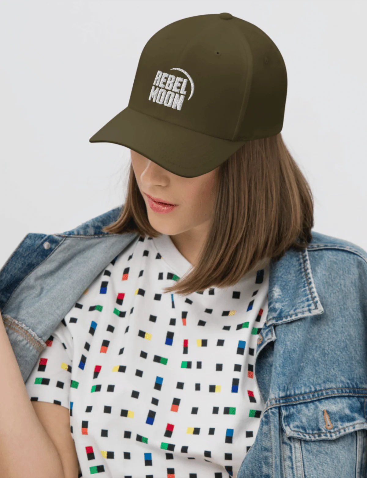 Rebel Moon Structured Twill Cap [Olive] - Image 2