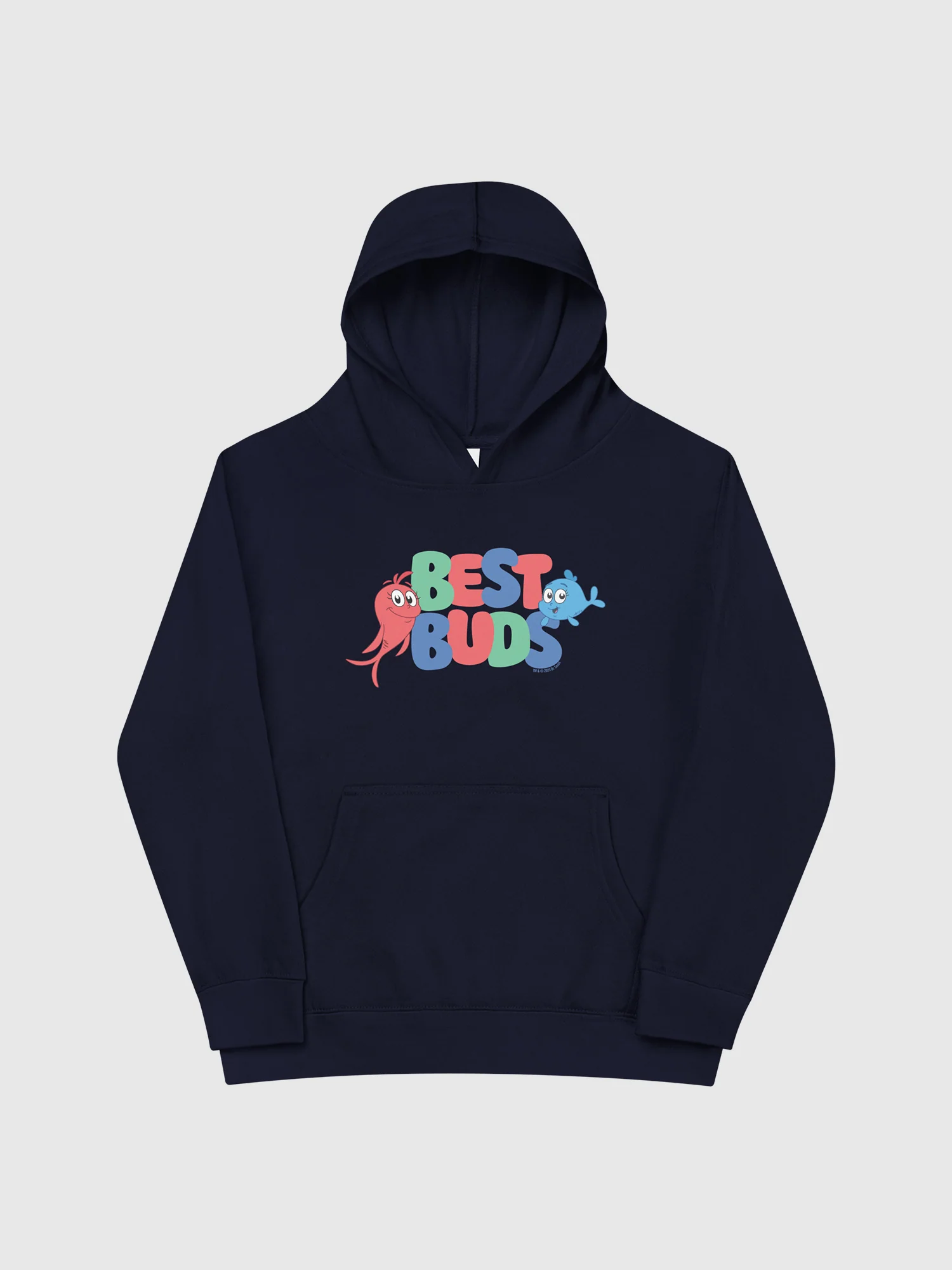 Red Fish, Blue Fish Best Buds Kids Hoodie - Image 2