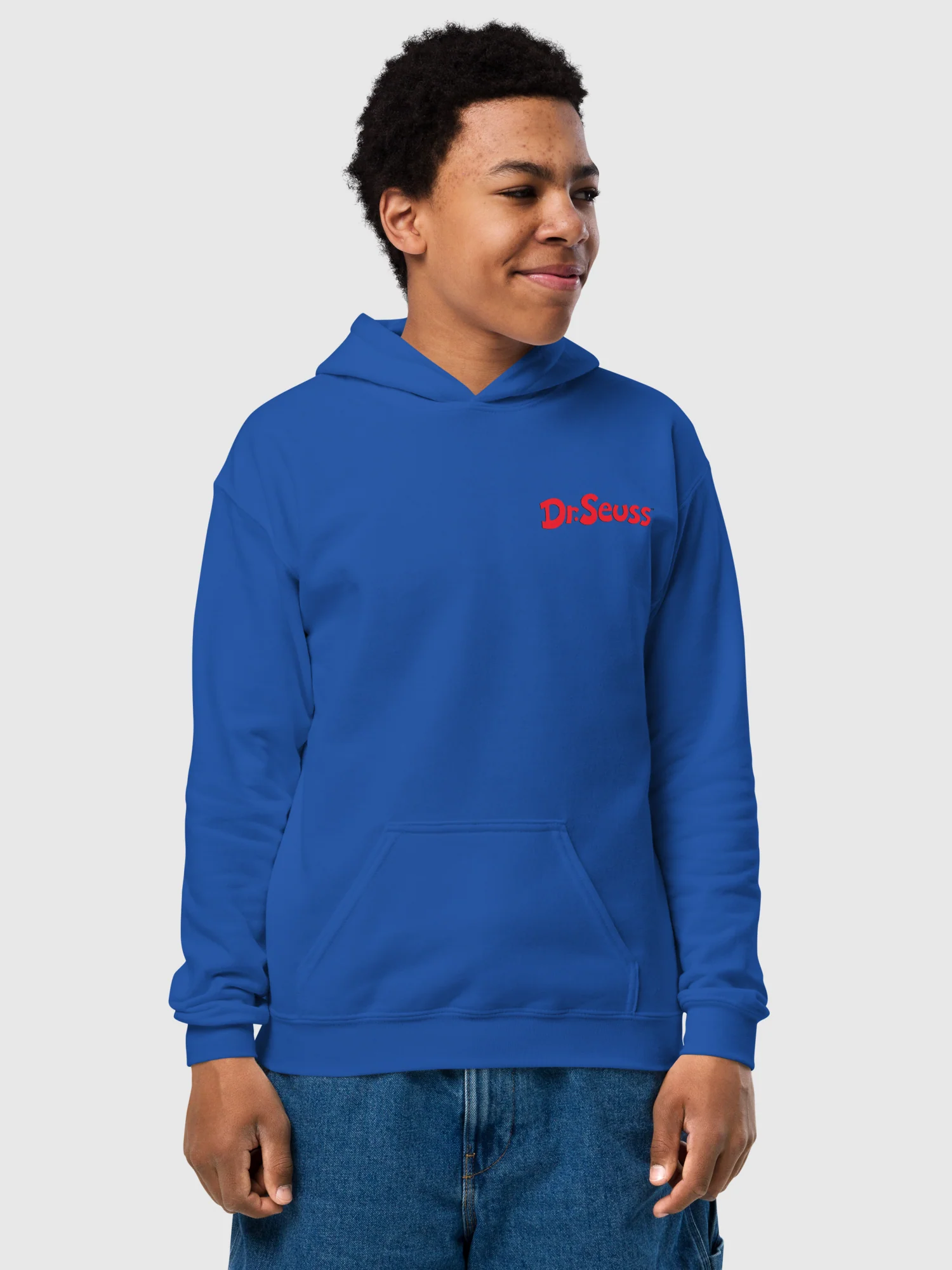 Red Fish, Blue Fish Sea Squad Kids Hoodie - Image 10