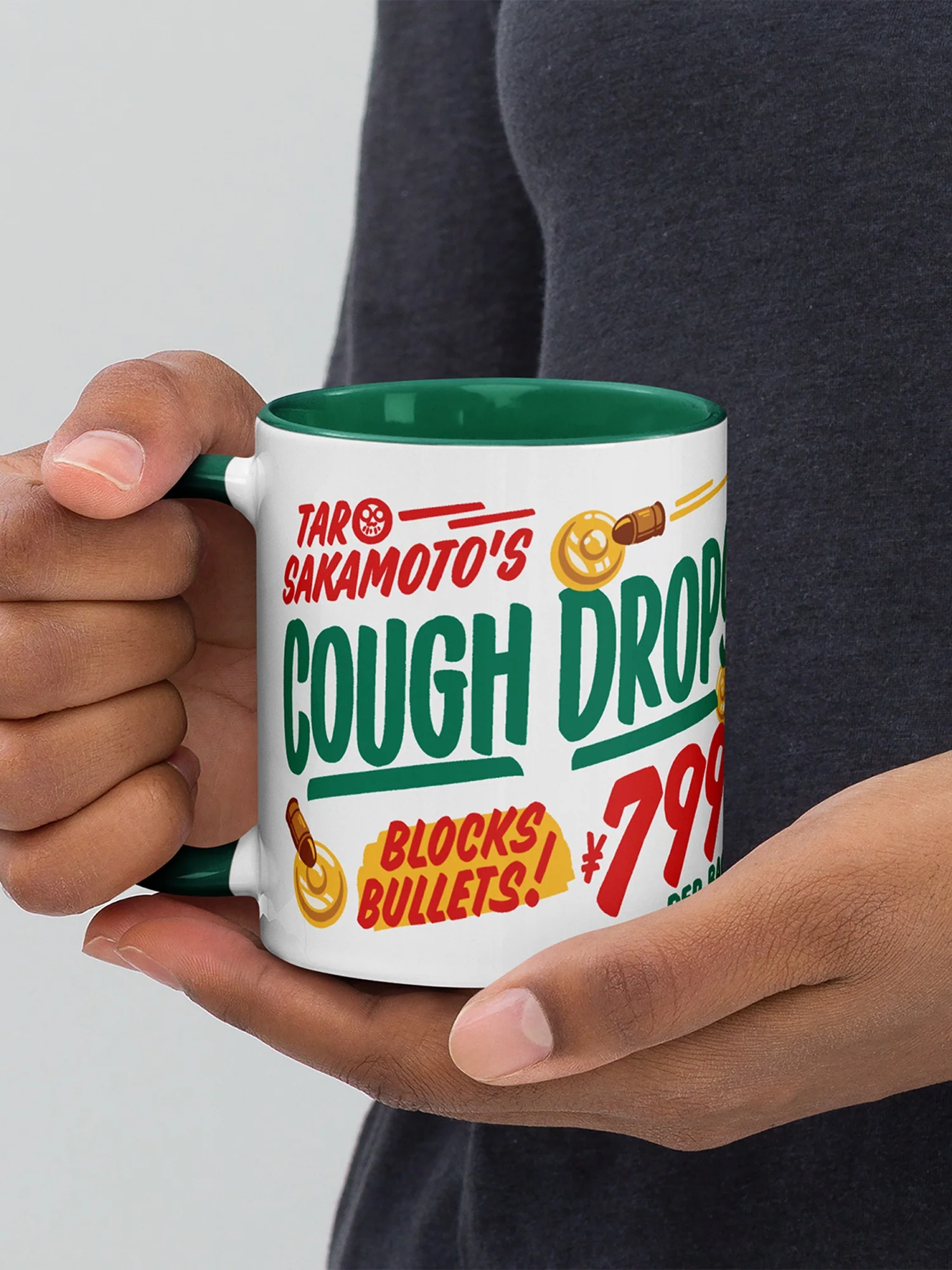 Sakamoto Days Cough Drops Two-tone Mug - Image 3