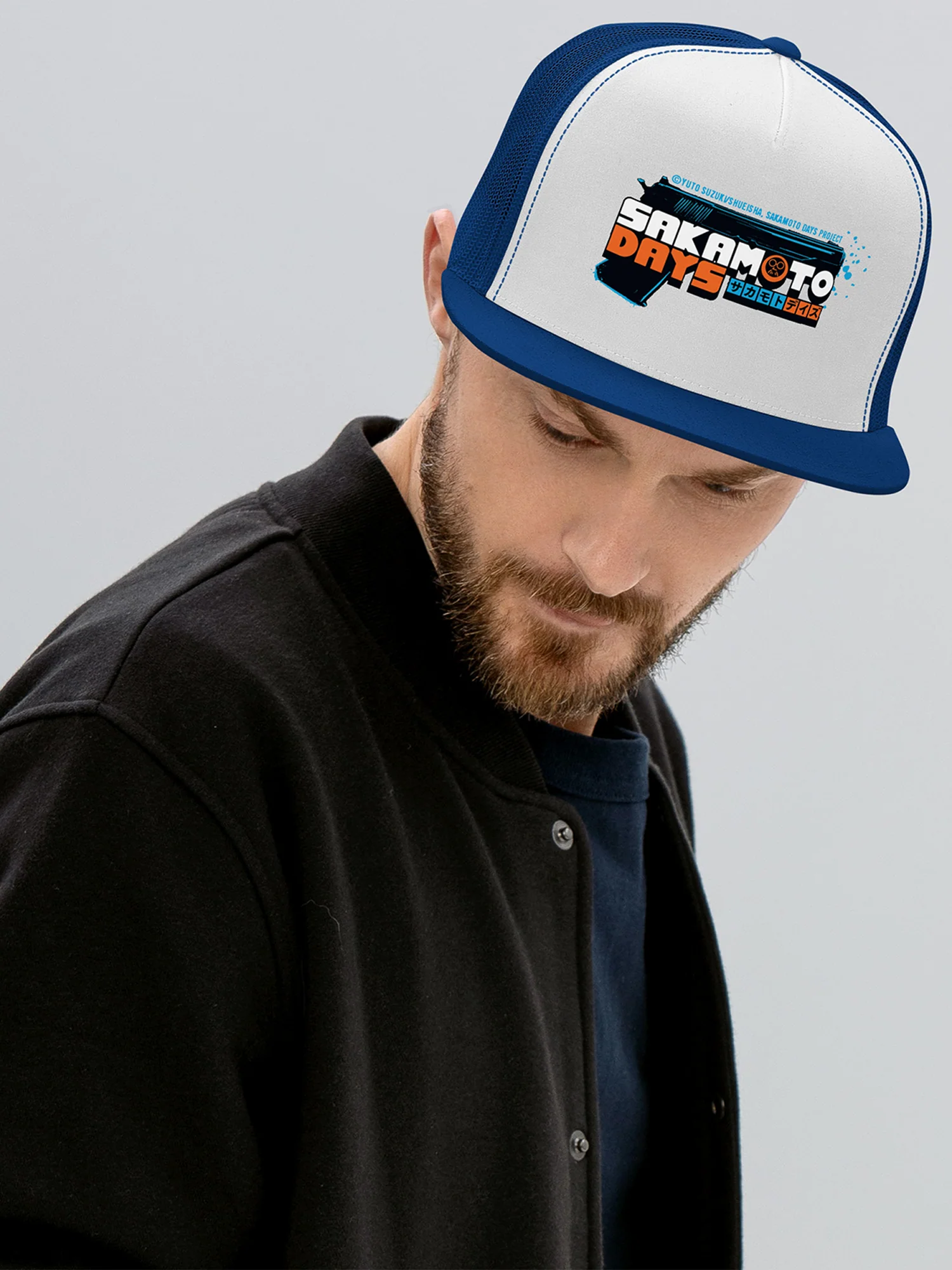 Sakamoto Days Logo Trucker Hat - Image 4
