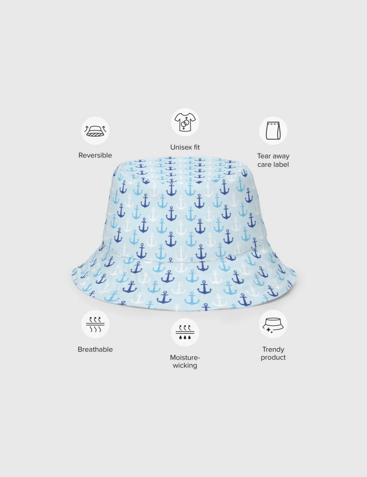 Scoops Ahoy Reversible Bucket Hat - Image 6