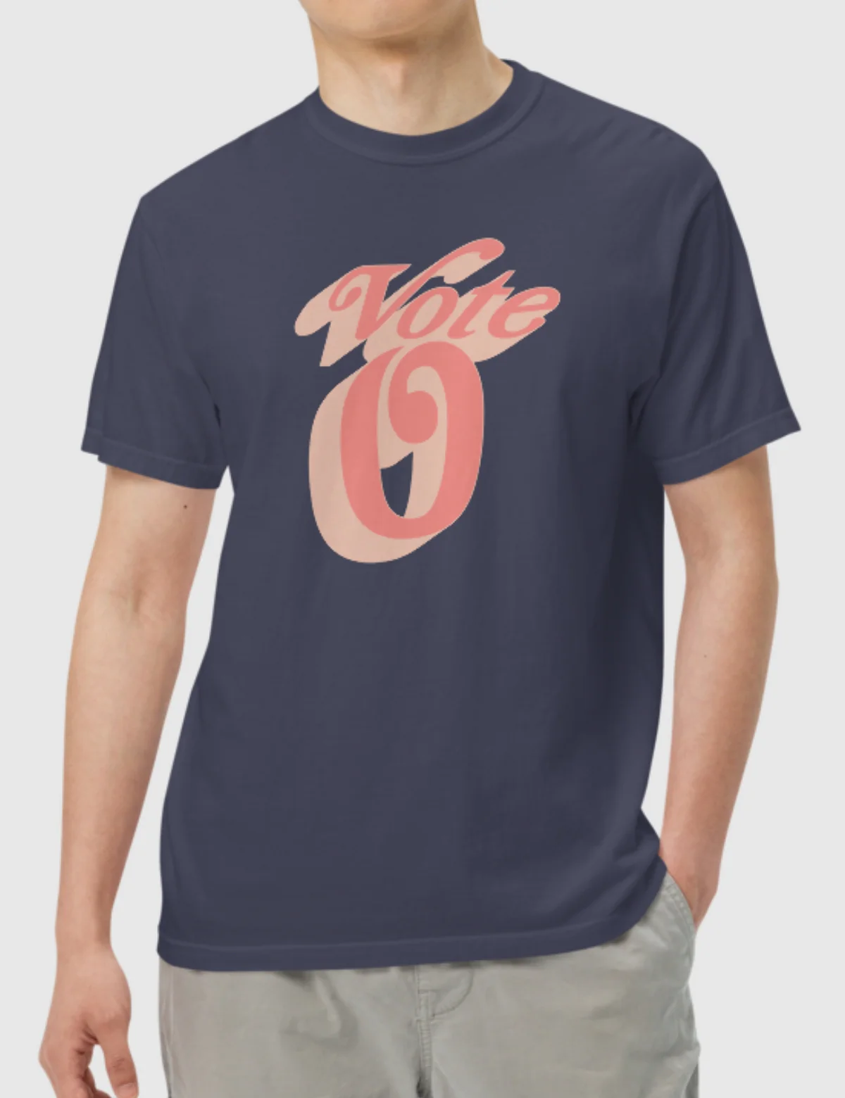Sex Education Vote O T-Shirt [True Navy] - Image 3