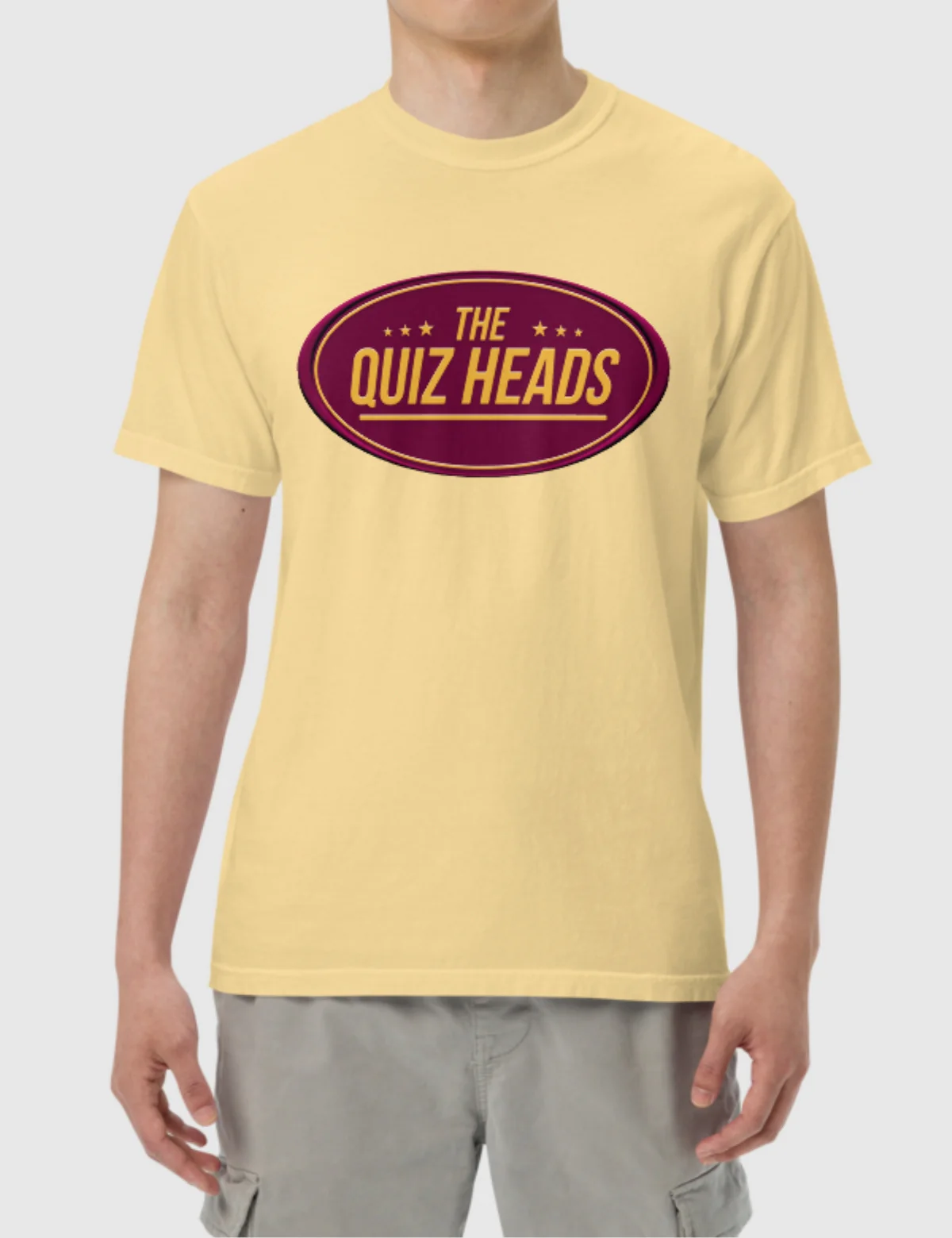 Sex Education The Quiz Heads Unisex Heavyweight T-Shirt [Yellow] - Image 2