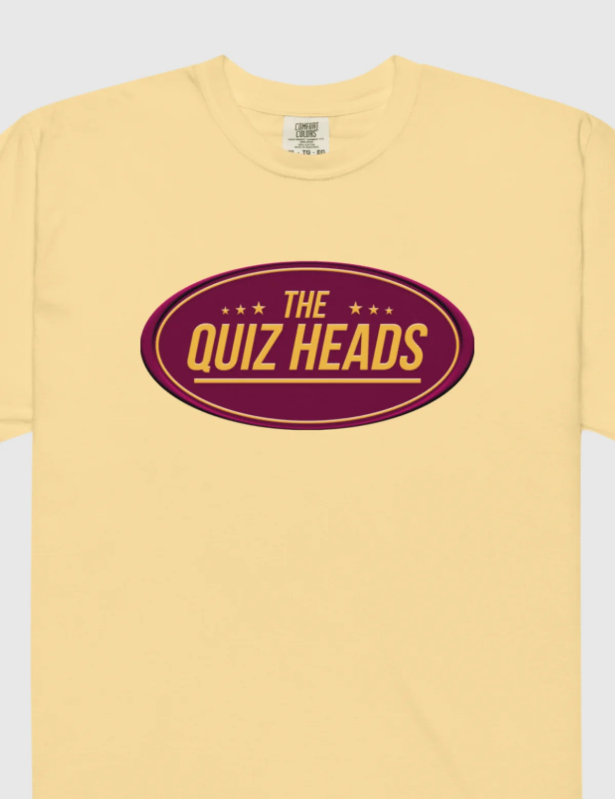 Sex Education The Quiz Heads Unisex Heavyweight T-Shirt [Yellow] - Image 3
