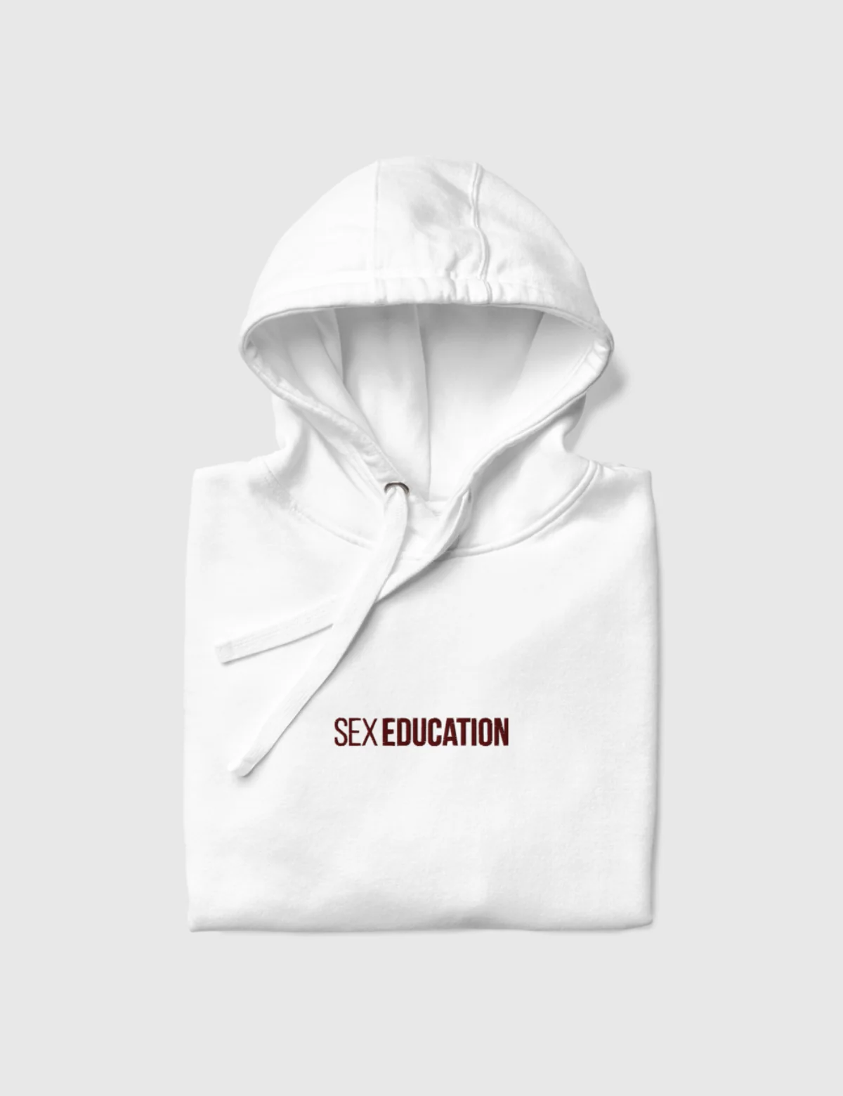 Sex Education Unisex Hoodie [White] - Image 4