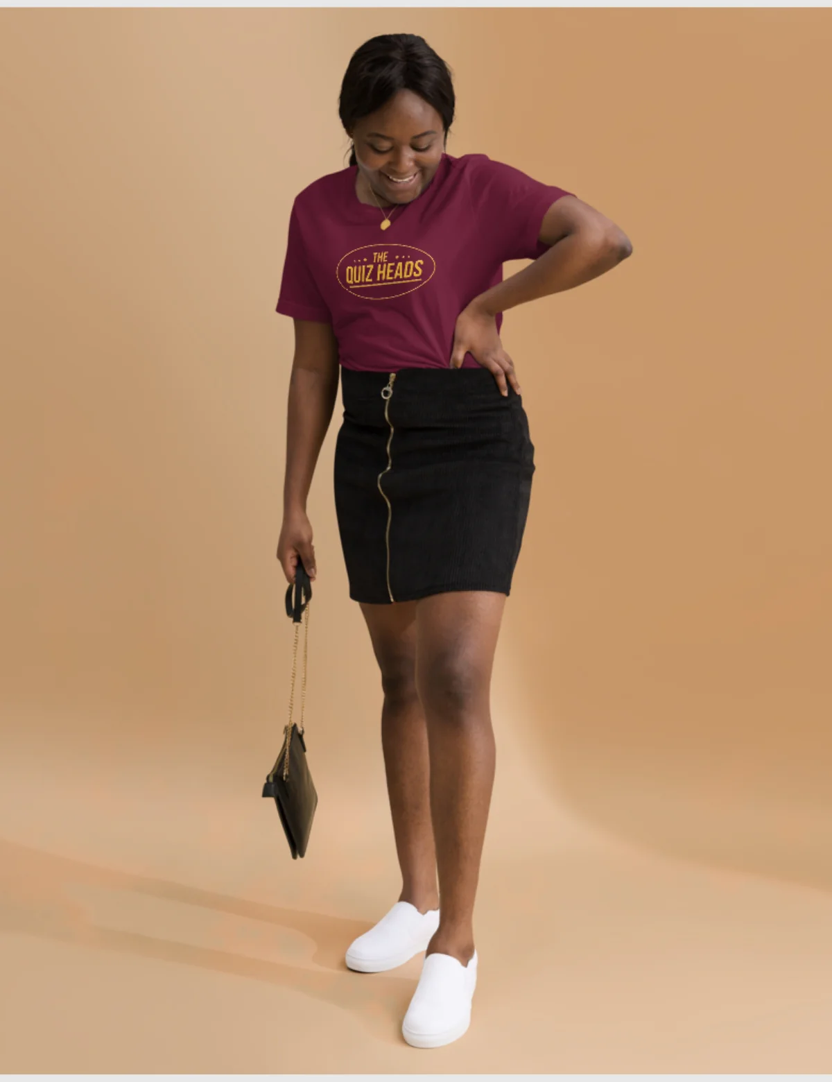 Sex Education The Quiz Heads Unisex T-Shirt [Maroon] - Image 2