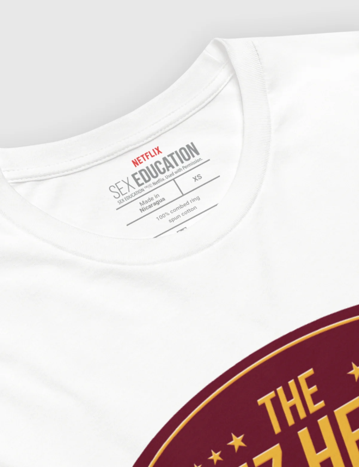 Sex Education The Quiz Heads Unisex T-Shirt [White] - Image 3