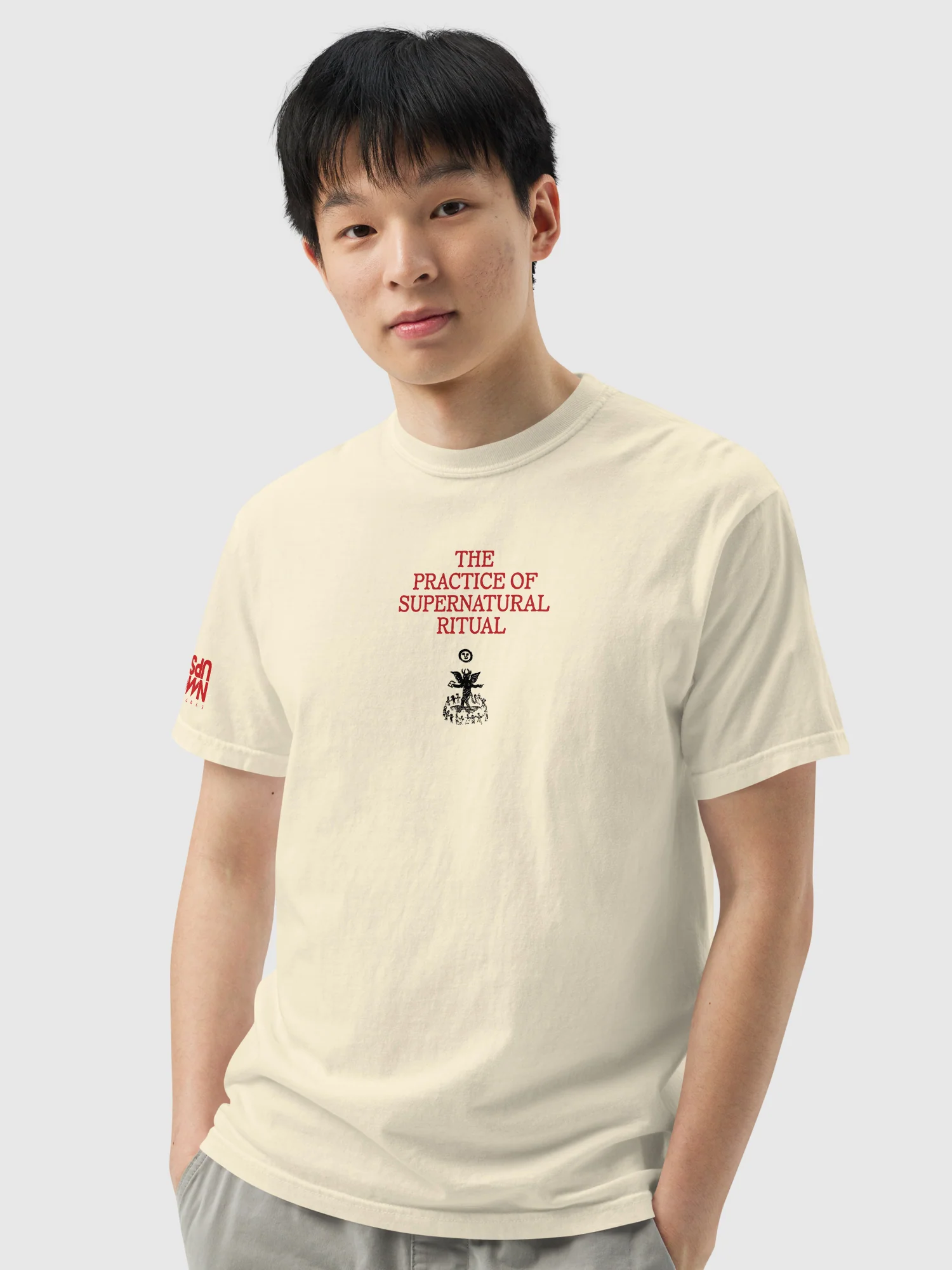 Something Very Bad Is Going to Happen Comfort Colors T-Shirt Supernatural Ritual - Image 3