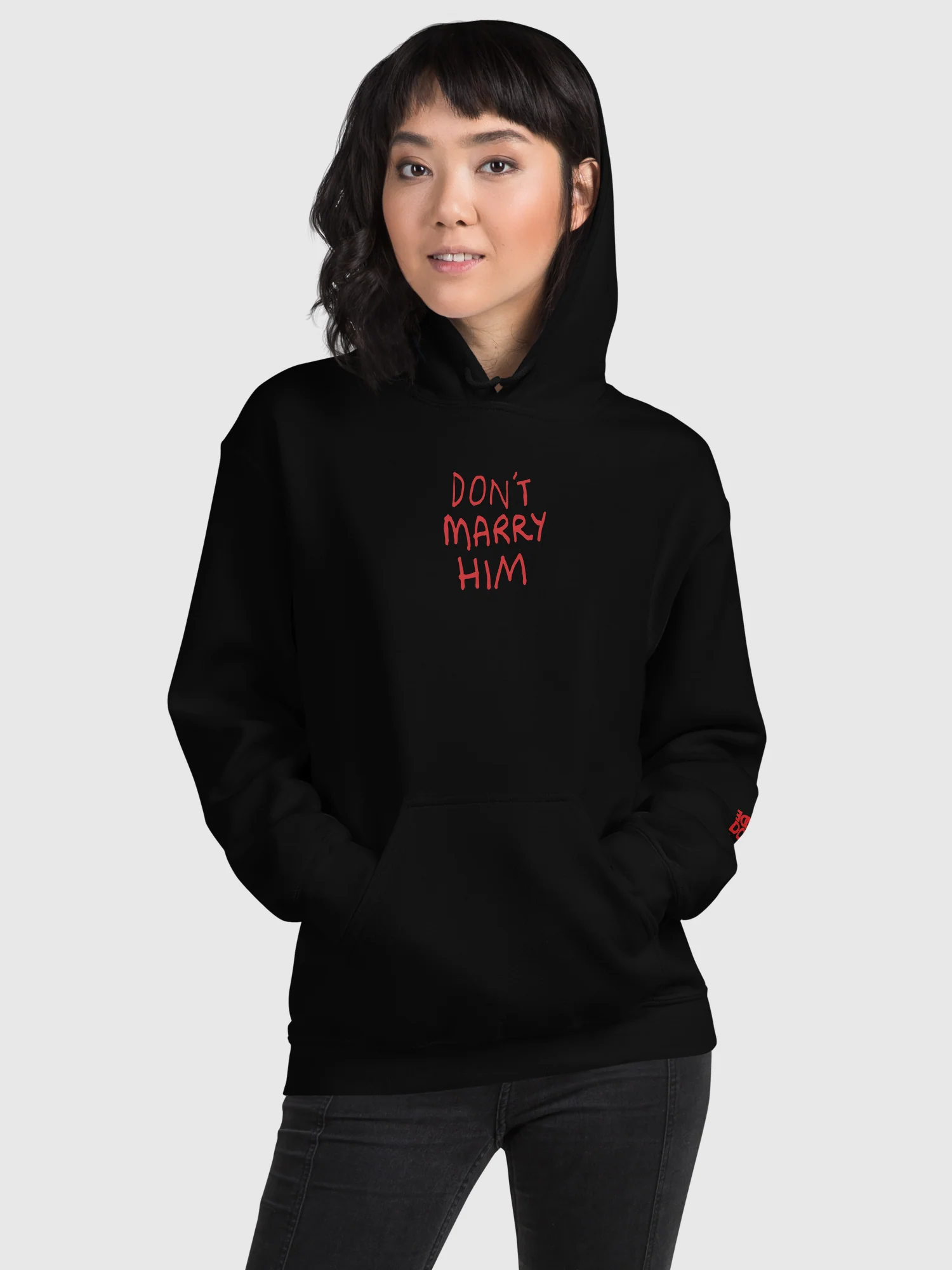 Something Very Bad Is Going to Happen Hoodie Don't Marry Him - Image 3