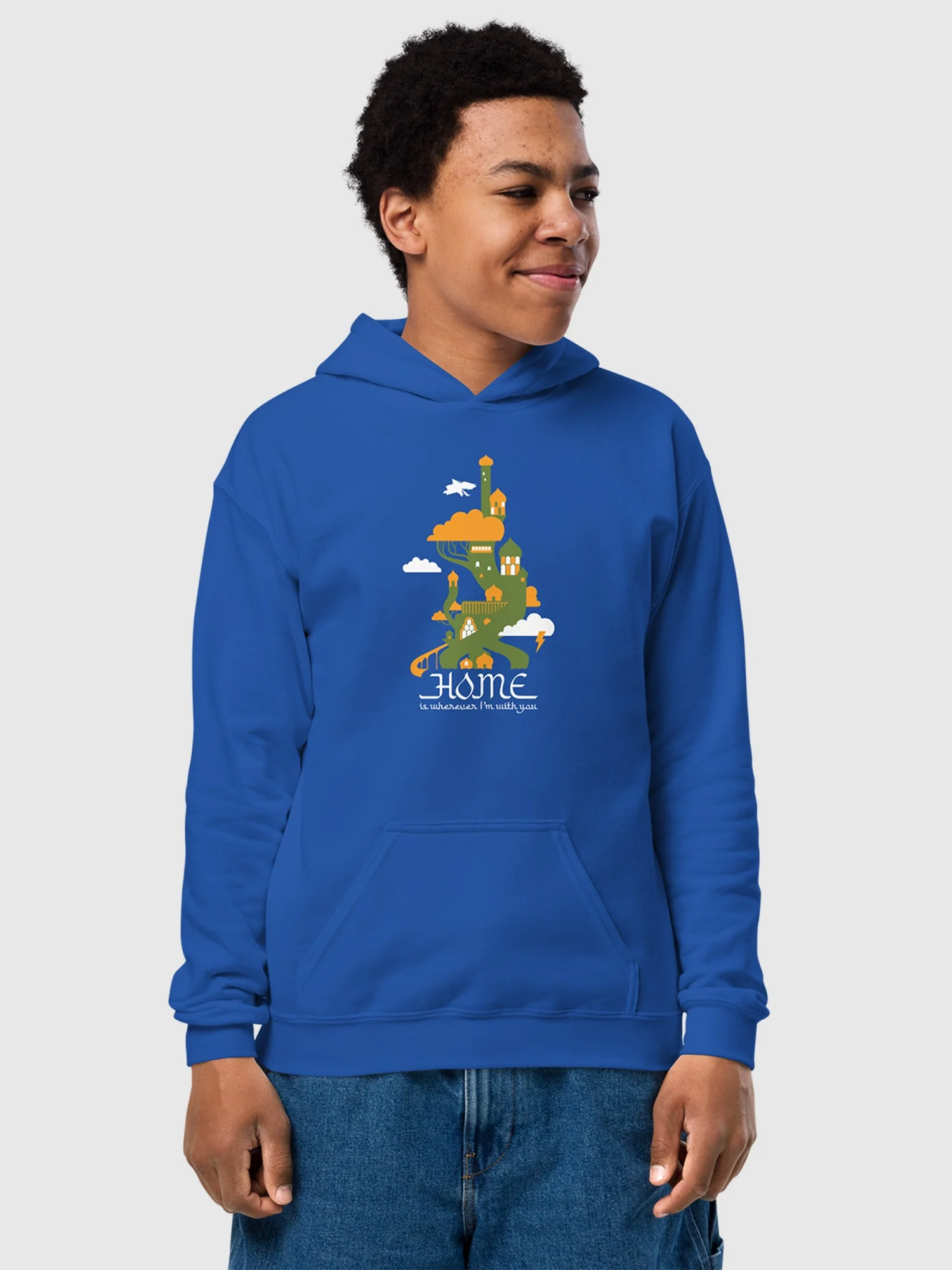 Spellbound Home is Wherever I'm with You Kid's Hoodie - Image 2