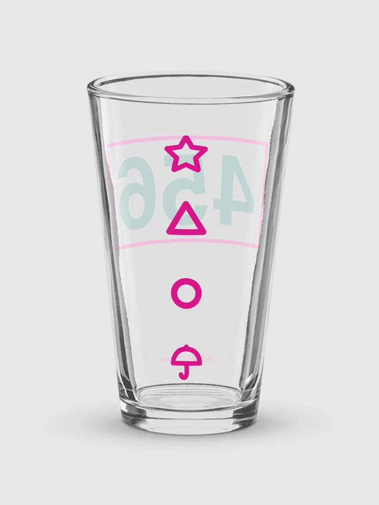 Squid Game 456 Pint Glass - Image 2