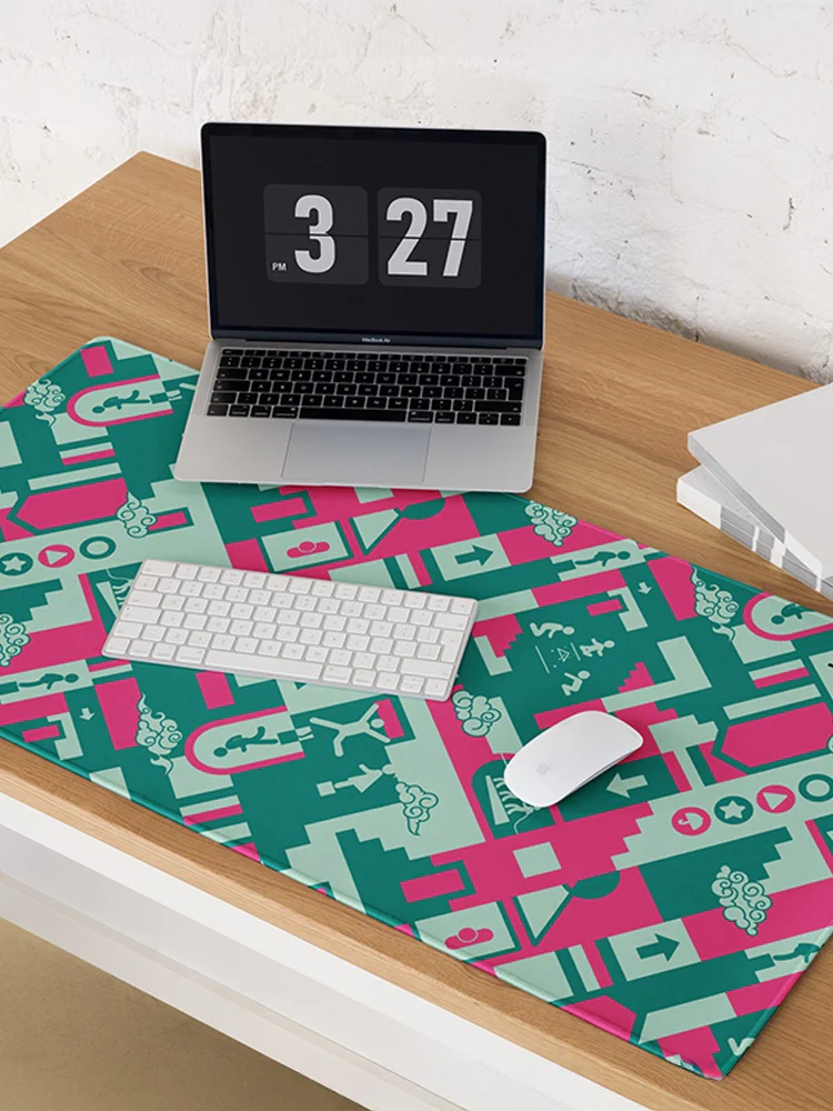 Squid Game Colorful Maze Gaming Mat - Image 3
