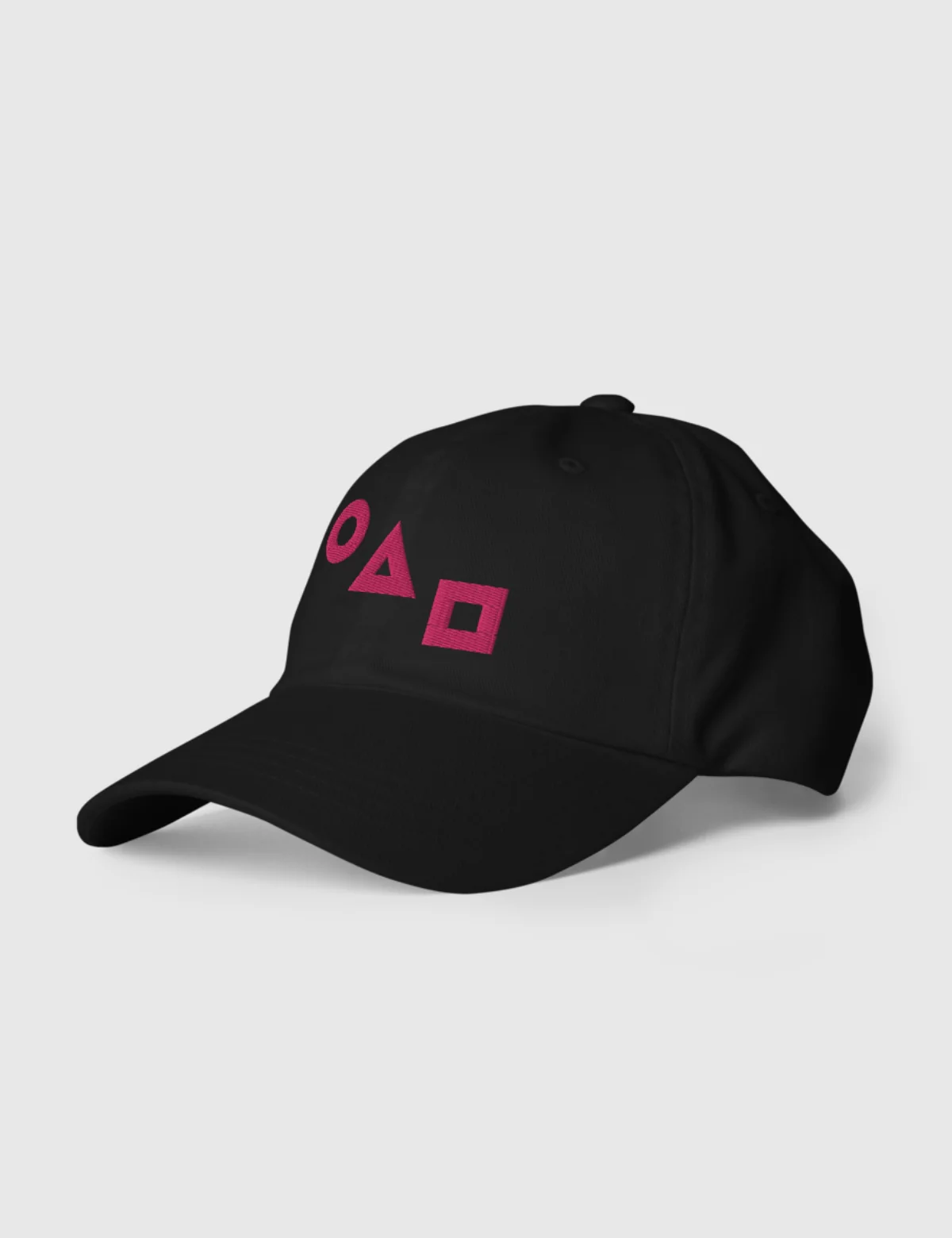 Squid Game Logos Dad Hat [Black] - Image 3