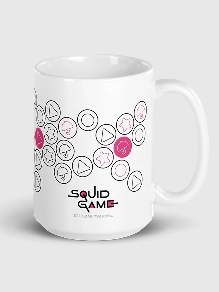 Squid Game Games Pattern Mug - Image 4