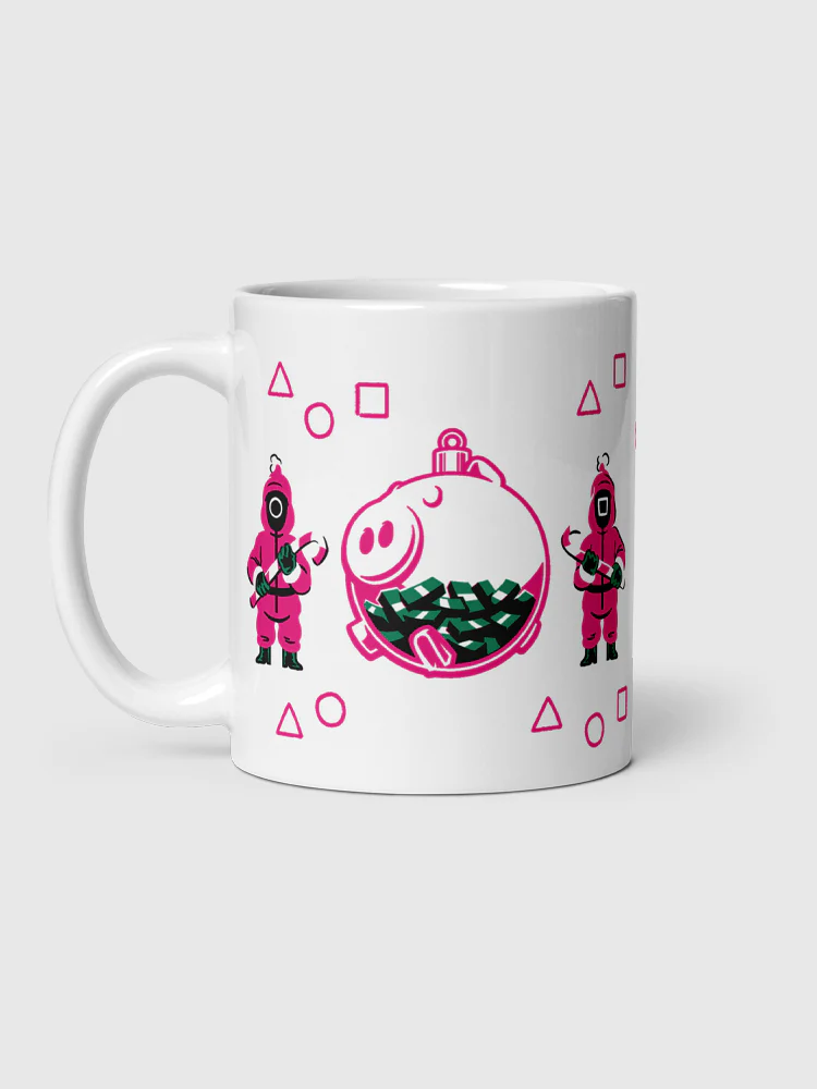 Squid Game Holiday Pattern Mug - Image 2