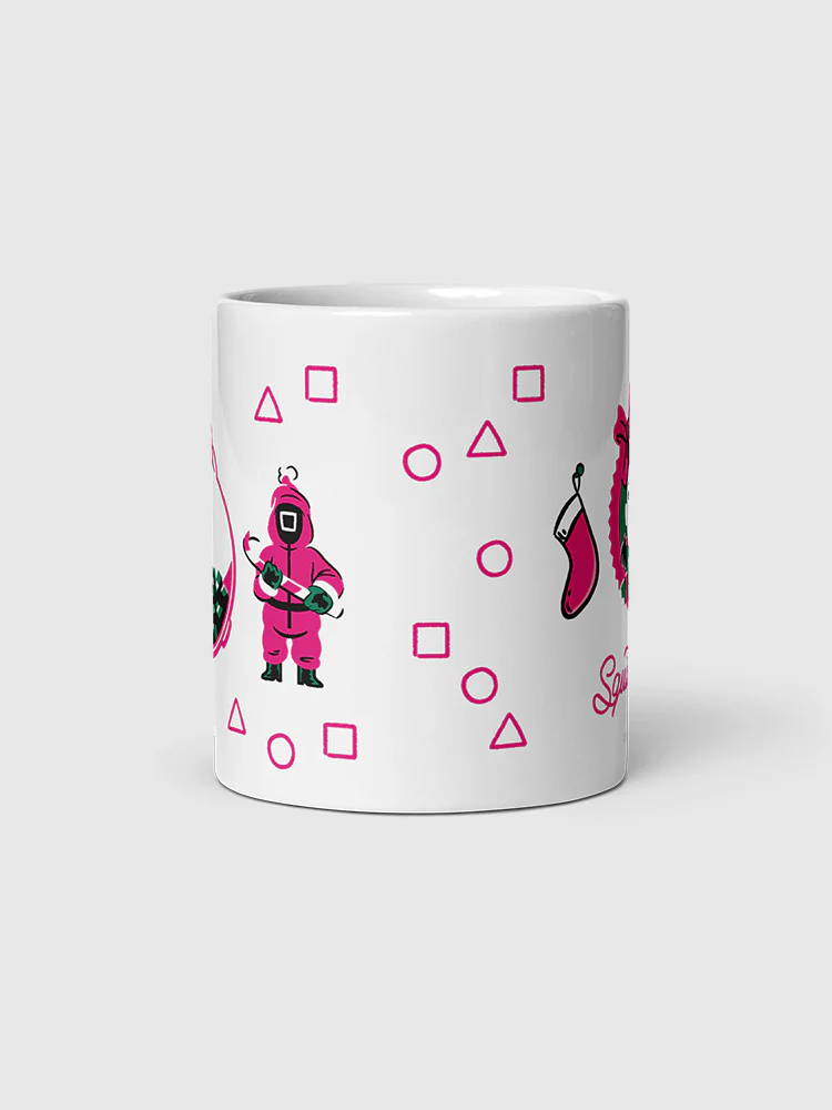 Squid Game Holiday Pattern Mug - Image 3