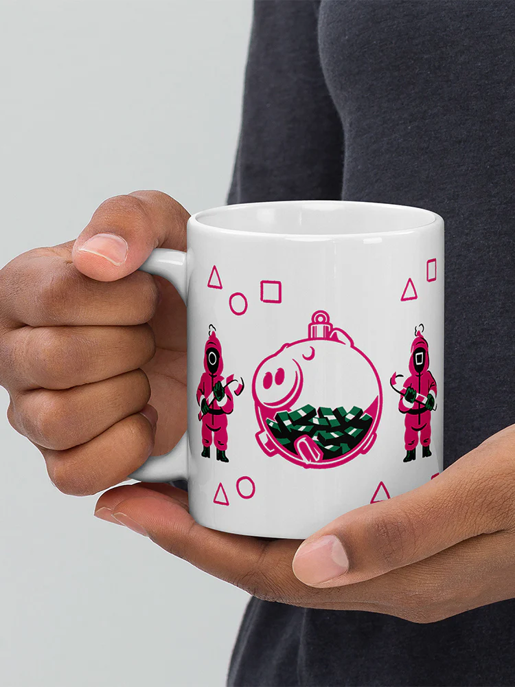 Squid Game Holiday Pattern Mug - Image 4