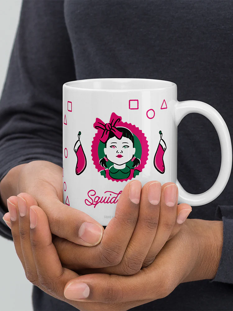 Squid Game Holiday Pattern Mug - Image 5