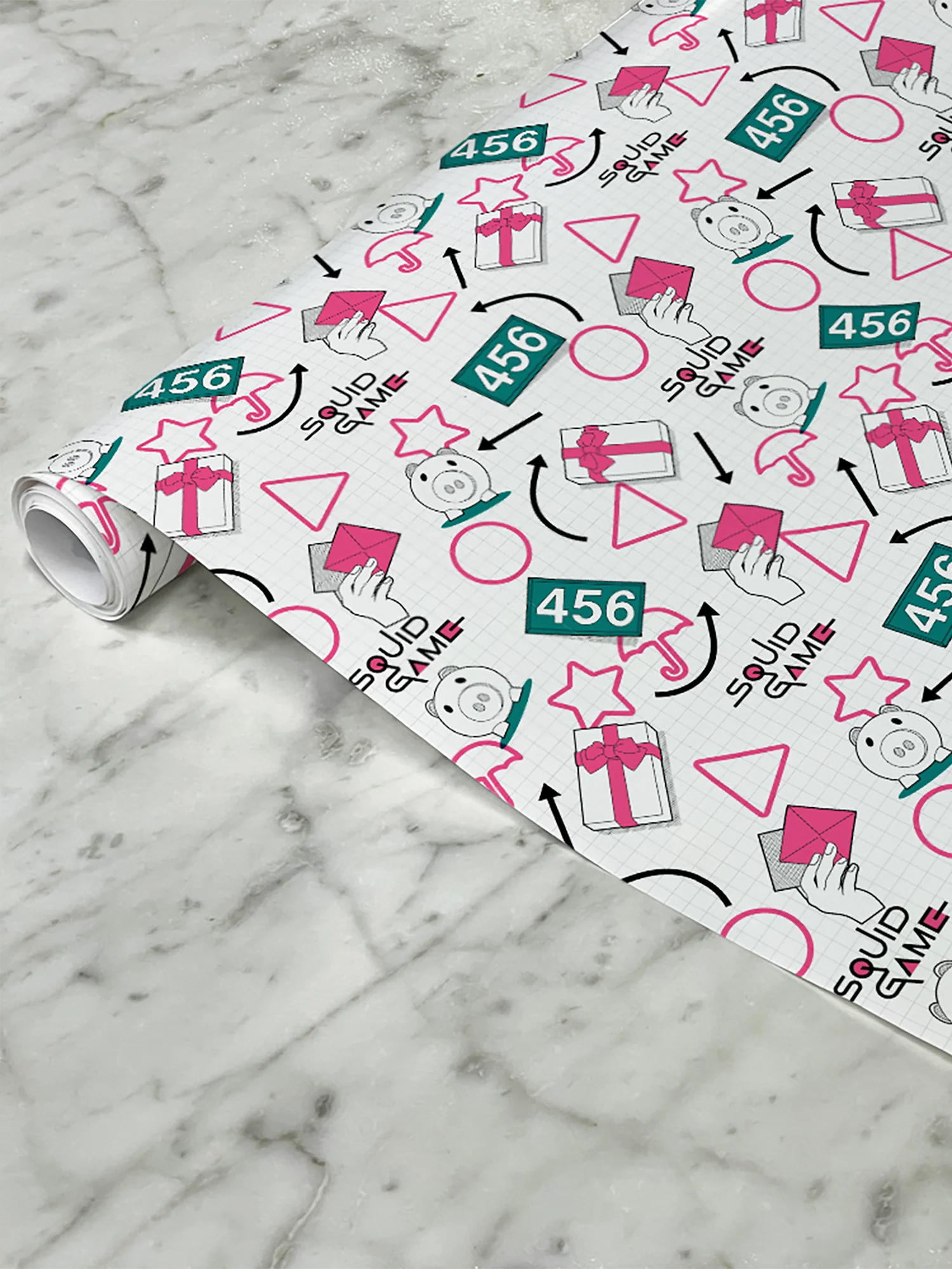Squid Game Icons Wrapping Paper - Image 3