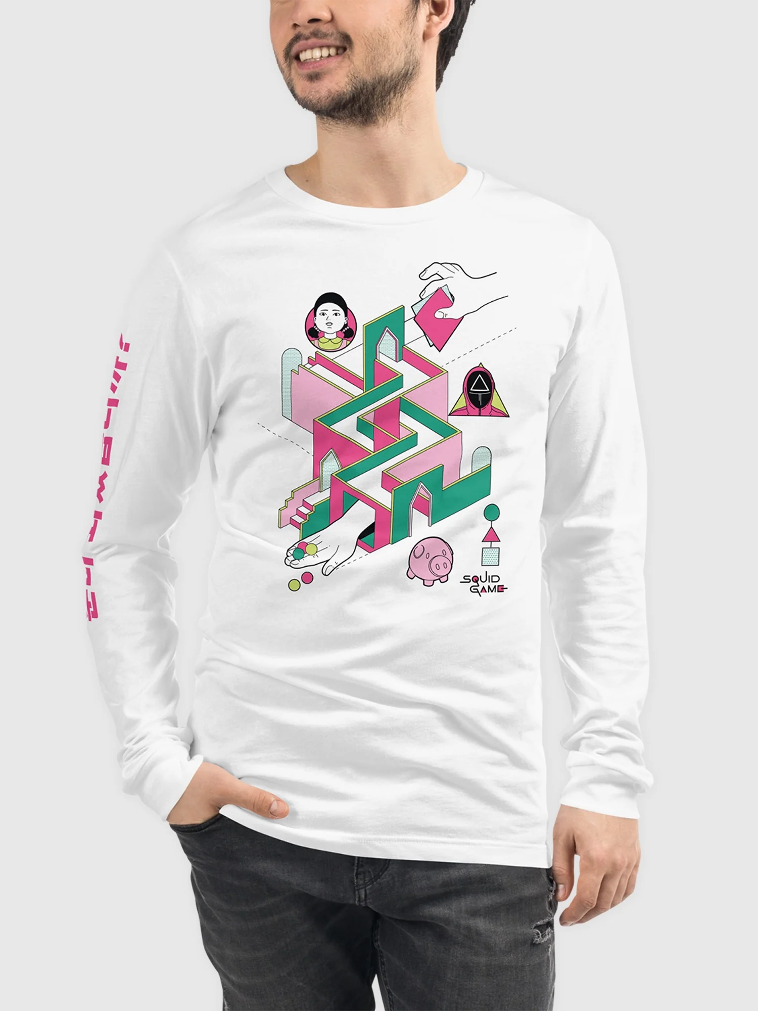 Squid Game Marbles Long Sleeve Shirt - Image 2