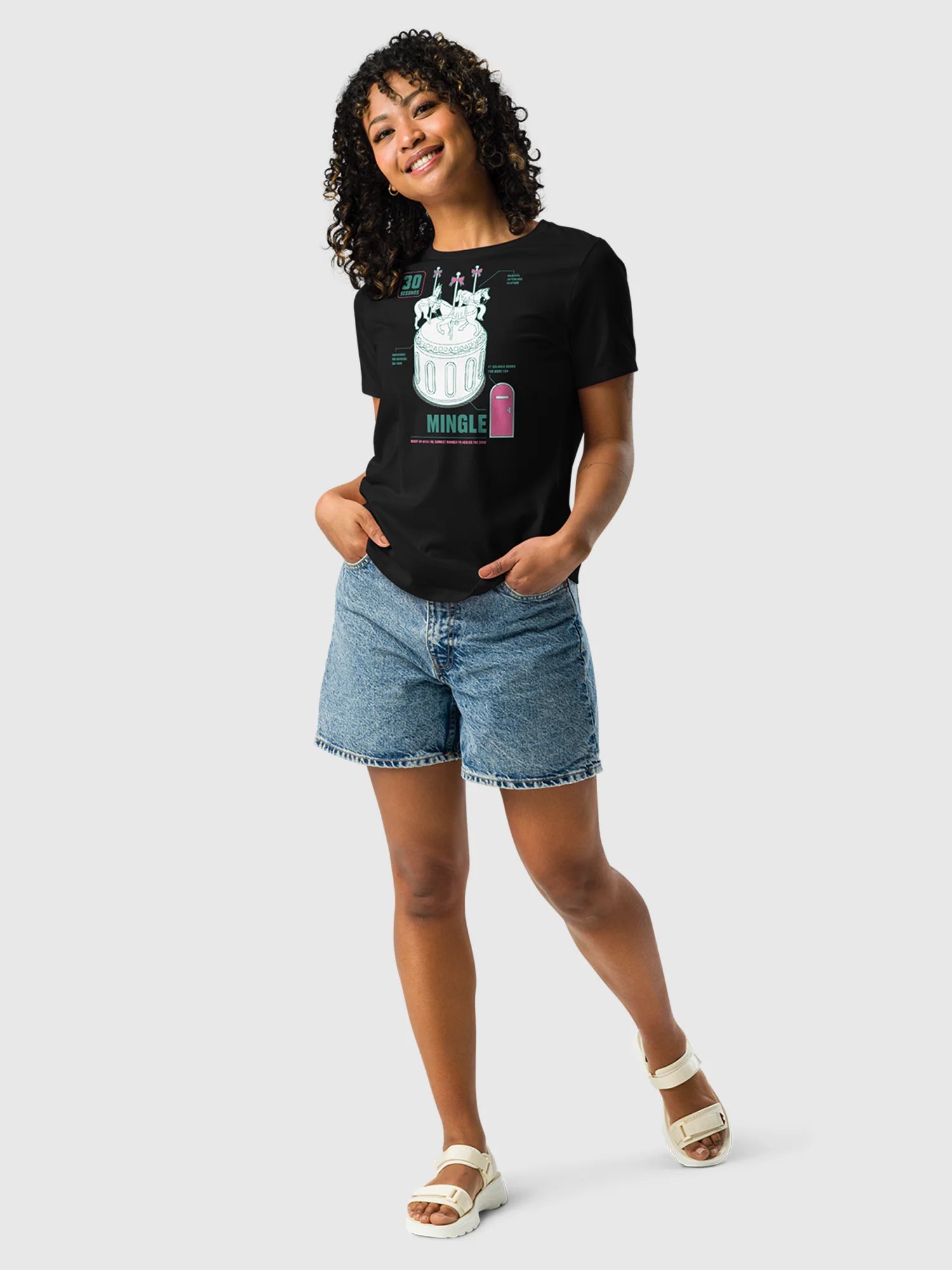 Squid Game Mingle Women's Relaxed T-Shirt - Image 2
