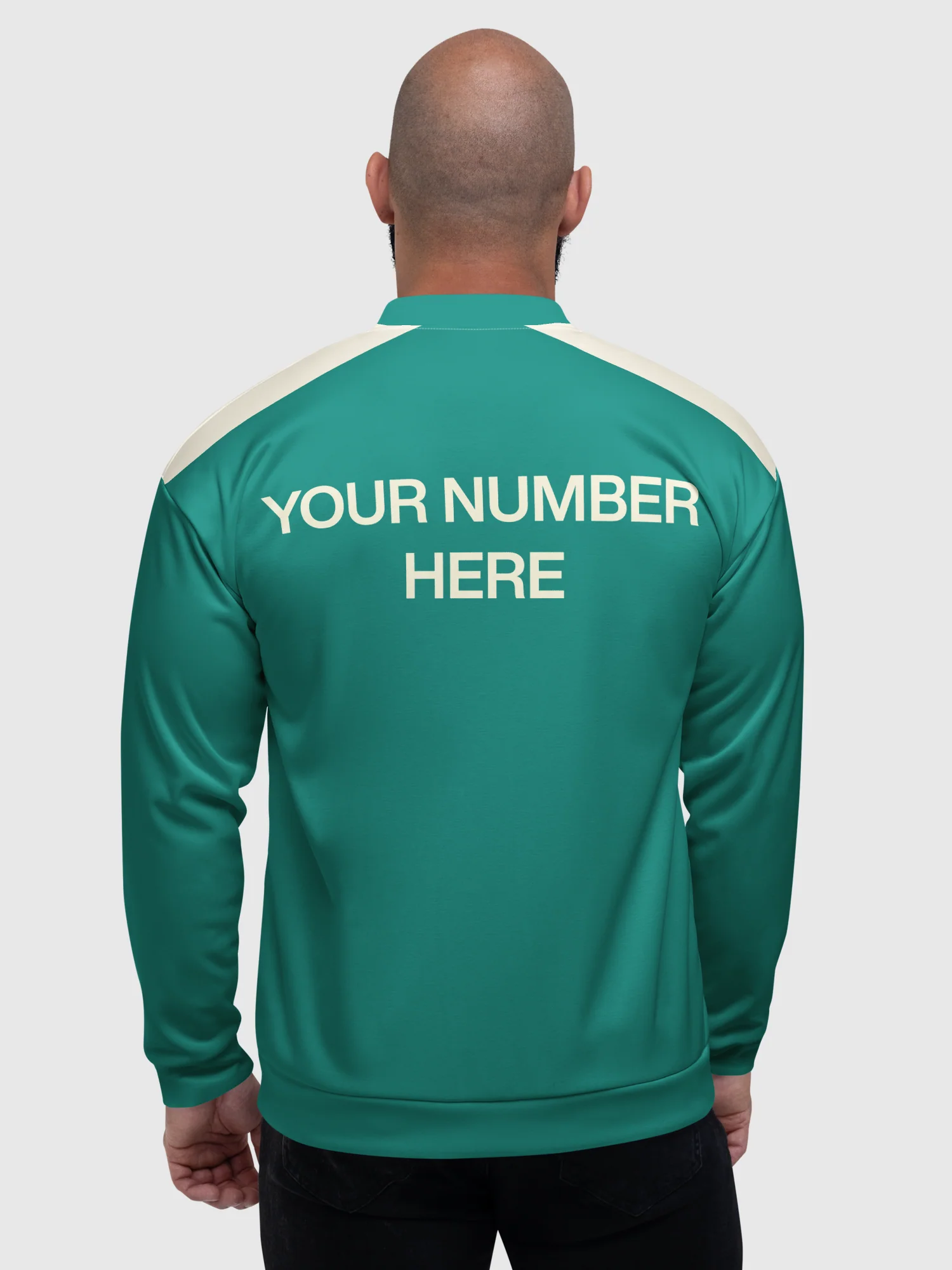Squid Game Personalized Number Unisex Bomber Jacket - Image 3