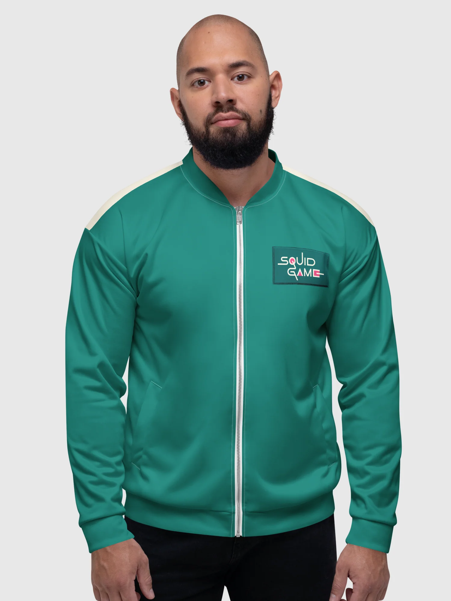 Squid Game Personalized Number Unisex Bomber Jacket - Image 4