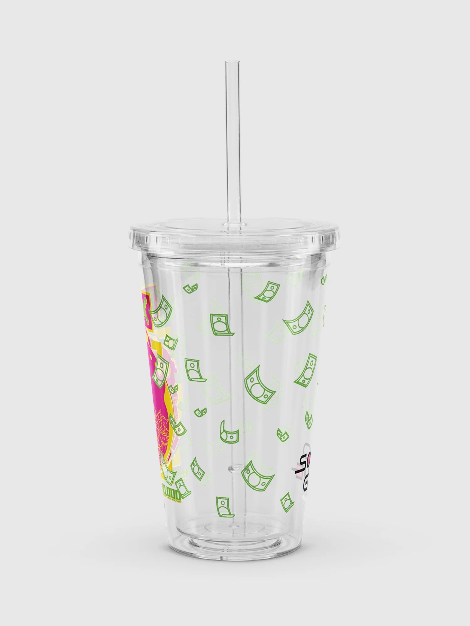 Squid Game Piggy Bank Clear Tumbler - Image 3