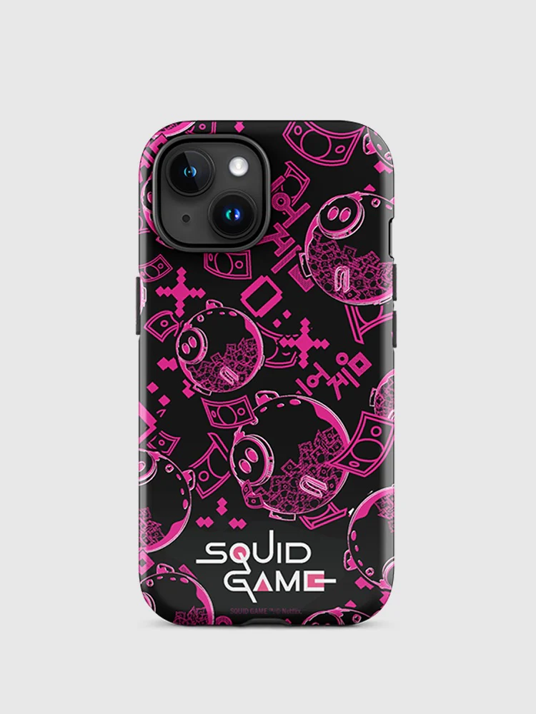 Squid Game Piggybank Pattern iPhone Tough Case - Image 10