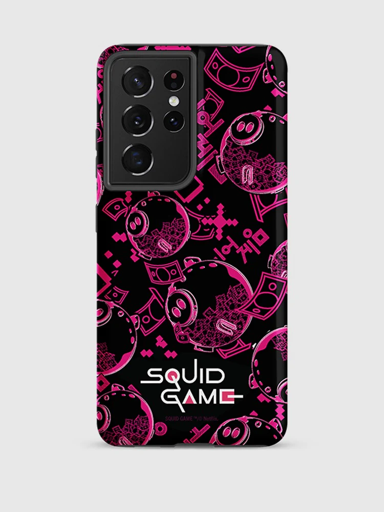 Squid Game Piggybank Pattern Samsung Tough Case - Image 13
