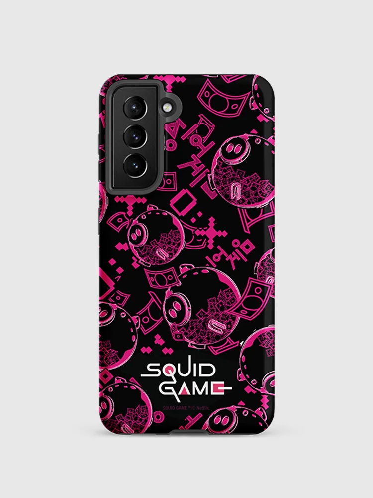 Squid Game Piggybank Pattern Samsung Tough Case - Image 15