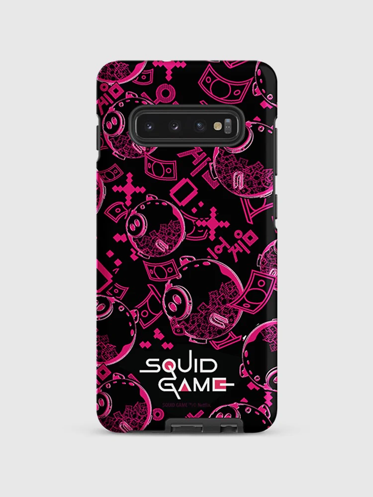 Squid Game Piggybank Pattern Samsung Tough Case - Image 20