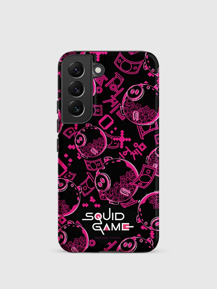 Squid Game Piggybank Pattern Samsung Tough Case - Image 3