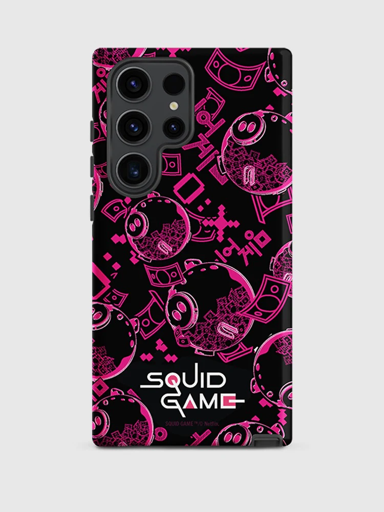 Squid Game Piggybank Pattern Samsung Tough Case - Image 6